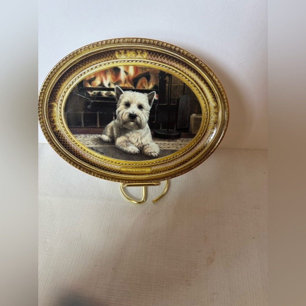 The Franklin Mint Plate “Hearth And Soul” by Nigel Hemming Limited Edition EUC